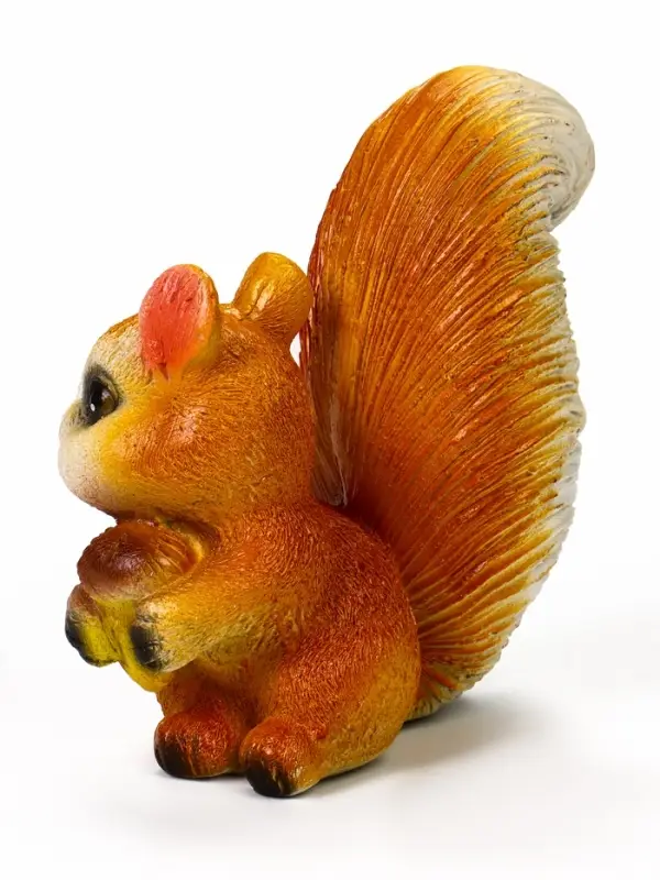 Садовая фигура из гипса &laquo;Белка с жёлудем&raquo;, 13&times;7&times;15 см