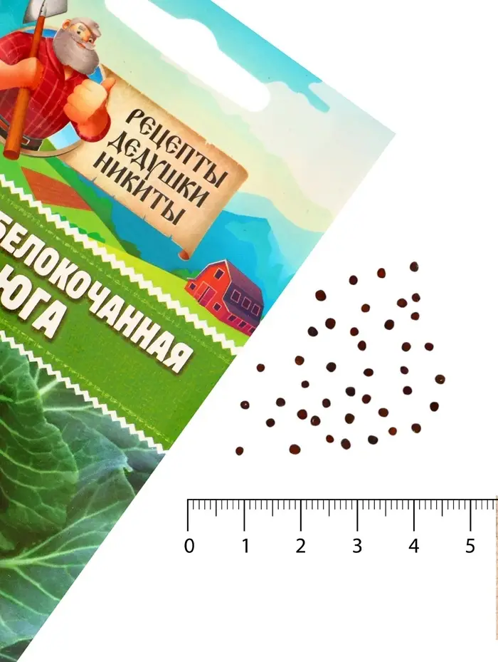 Семена Капуста белокочанной "Вьюга", 0,3 г
