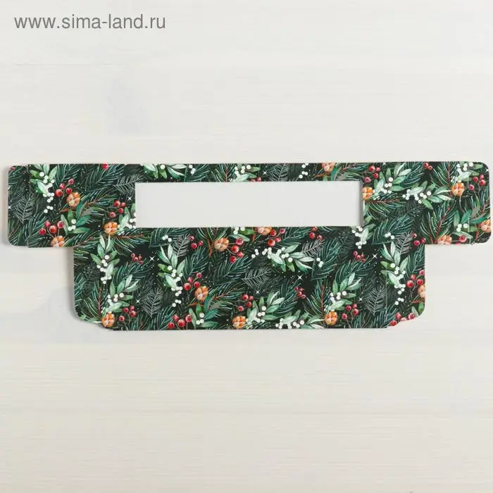 Коробка складная «Happy New Year», 18 х 5,5 х 5,5 см