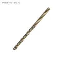 Сверло по металлу ТУНДРА, HSS-Co (5% кобальта), цилиндрический хвостовик, 4.5 мм