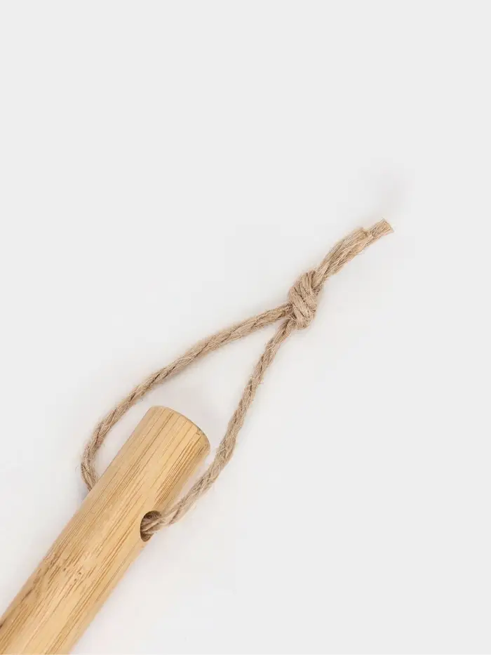 Ёрш для унитаза Доляна Bamboo, белый