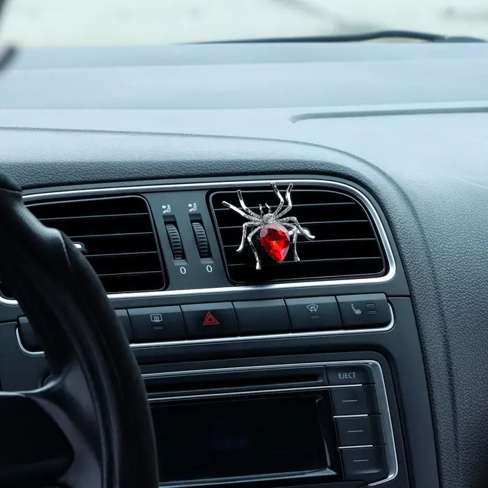 Ароматизатор в дефлектор автомобиля &laquo;Паук&raquo;, красный