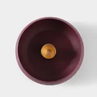Подсвечник на 1 свечу на магнитах &laquo;Баклажан&raquo;, 11&times;11&times;4 см