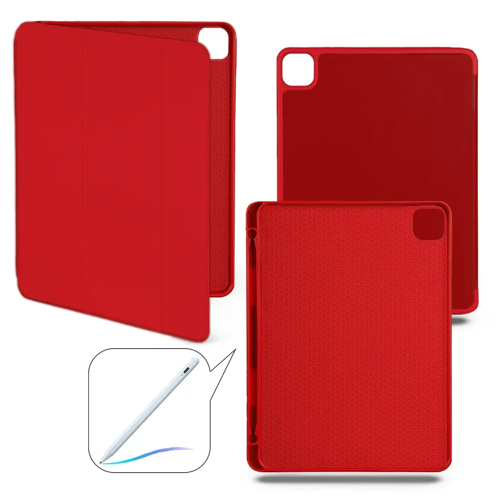 Чехол-книжка iPd Pro 11 (2021/2022) Smart case (Pencil) Red №3