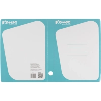 Скоросшиватель картон. Комус каширован.картон 30мм голубой