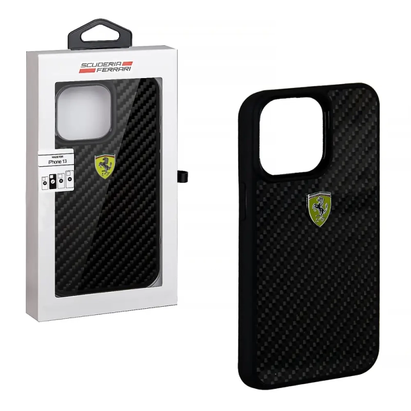 Чехол iPh 13 Ferrari Carbon Чехол iPh 13 Ferrari Carbon
