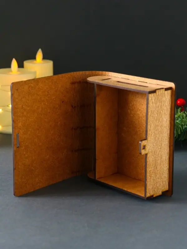 Новогодняя копилка-шкатулка "Исполнения желаний" 14х12х5 см