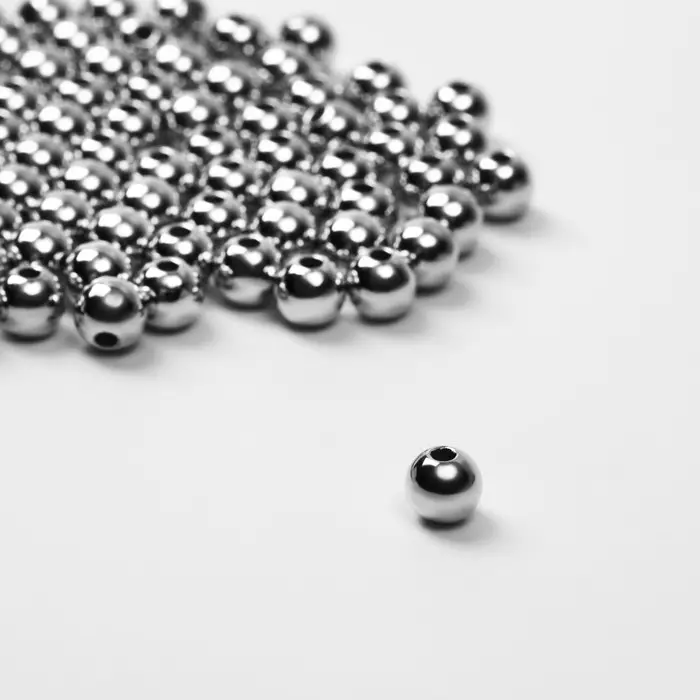 Бусина &laquo;Гематит&raquo; d=6 мм, (набор 10 г), цвет серебро