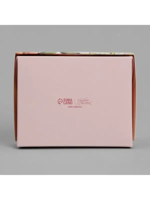 Кондитерская упаковка, коробка с ламинацией &laquo;Цветы&raquo;, 10&times;8&times;3.5 см