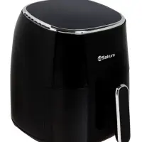 Аэрогриль Sakura SA-7684BK, 5 л, 1500 Вт, 8 программ, сенсорное управление, таймер, чёрный