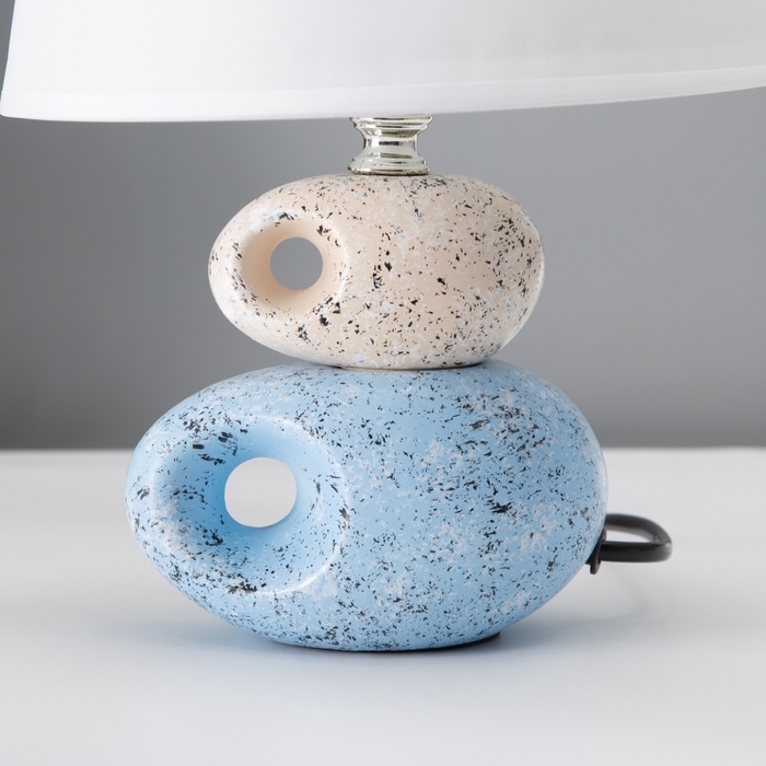 Настольная лампа с абажуром RISALUX «Эмма», Е14, 40 Вт, 20×20×27 см Настольная лампа с абажуром RISALUX «Эмма», Е14, 40 Вт, 20×20×27 см