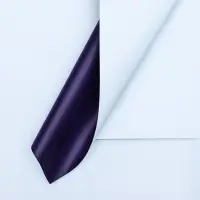 Пленка для цветов матовая, небесно голубой - фиолетовый, 56×57 см