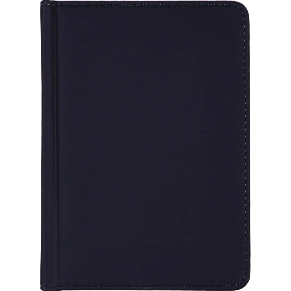 Ежедневник недатированный A6+, 136л, VELVET  темно-синий navy 3-495/16