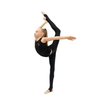 Лосины для гимнастики и танцев Grace Dance, р. 32, цвет чёрный