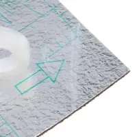 Самоклеящийся ковролин 30х30см, коричневый