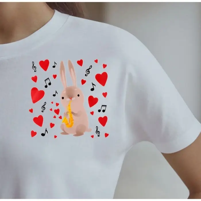 Термонаклейка для декорирования текстильных изделий &laquo;Зайчик&raquo;, 14 х 14 см