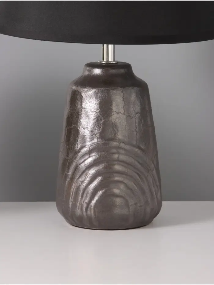 Лампа настольная RISALUX &laquo;Клаудия&raquo;, Е14, 15 Вт, коричнево-чёрная, 23&times;23&times;34 см