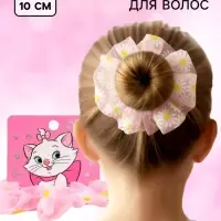 Резинка для волос &laquo;Ромашка&raquo; розовая