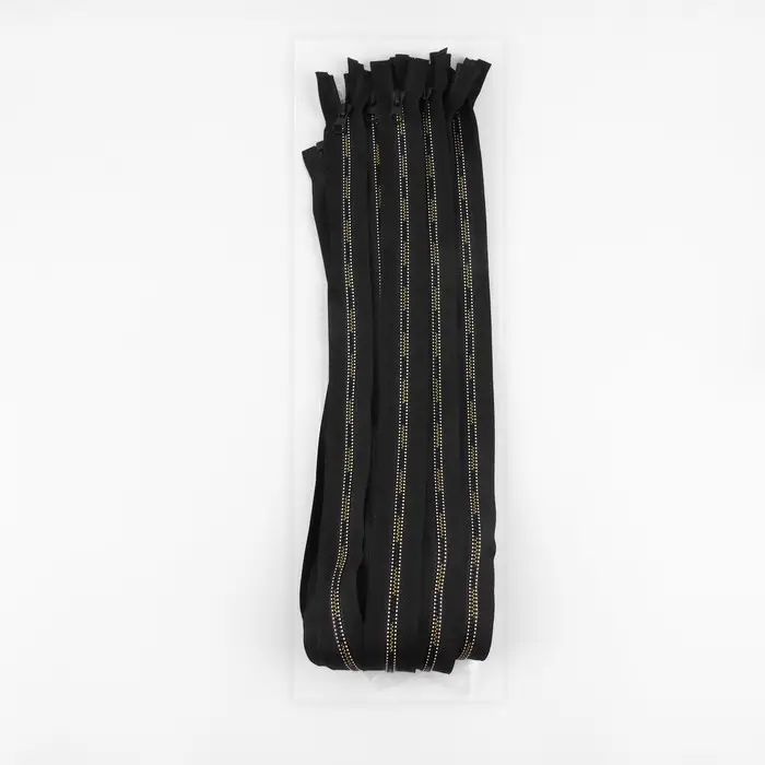 Молния «Трактор», №5, разъёмная, замок автомат, 70 см, чёрная, белая, жёлтая Молния «Трактор», №5, разъёмная, замок автомат, 70 см, чёрная, белая, жёлтая