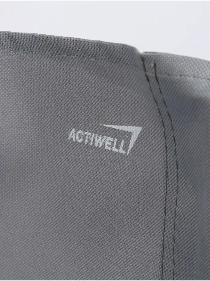 Стул туристический складной ACTIWELL, 42&times;31&times;66.5 см, со спинкой, до 100 кг, МИКС