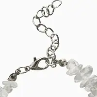 Браслет "Стиляшка" крошка, цвет белый в серебре