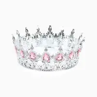 Набор декора для торта: топпер, корона, свеча