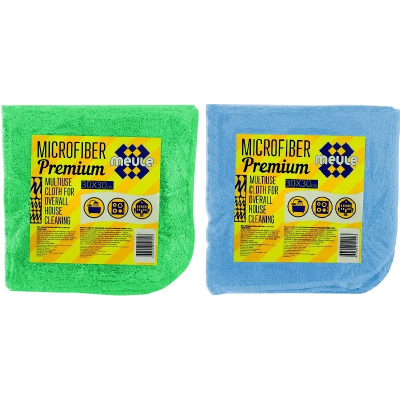 Салфетка хозяйственная MEULE PREMIUM из микрофибры(30Х30)