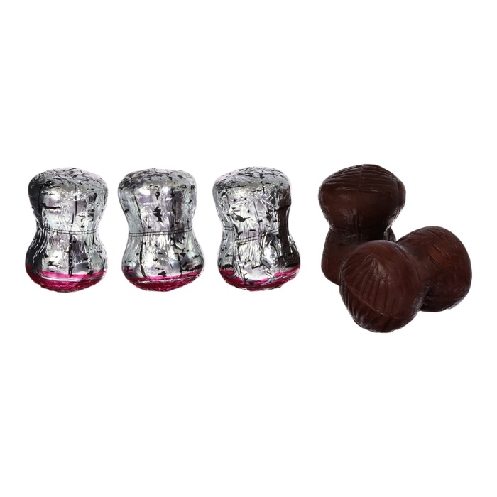 Новый год. Шоколад фигурный MOMENTS CHAMPAGNE ROSE, с начинкой из ликёра Marc de Champagne Rosé, 10 г Новый год. Шоколад фигурный MOMENTS CHAMPAGNE ROSE, с начинкой из ликёра Marc de Champagne Rosé, 10 г