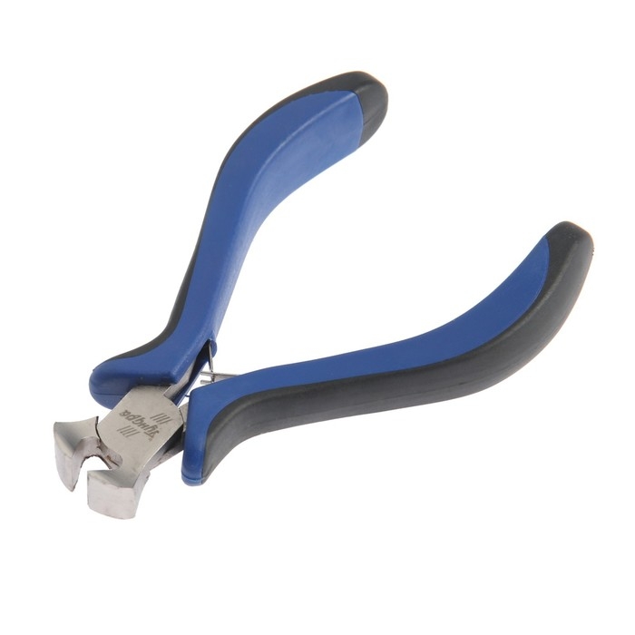 Кусачки торцевые ТУНДРА mini, никелированные, двухкомпонентные рукоятки, 105 мм Кусачки торцевые ТУНДРА mini, никелированные, двухкомпонентные рукоятки, 105 мм