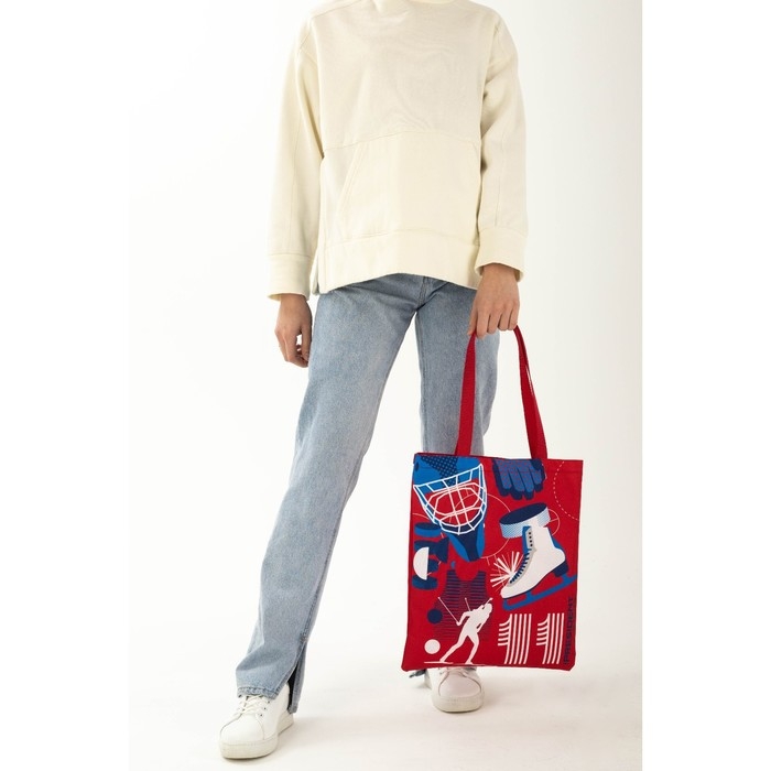 Сумка шоппер Putin team, 35 х 40 х 0.5 см, красная Сумка шоппер Putin team, 35 х 40 х 0.5 см, красная