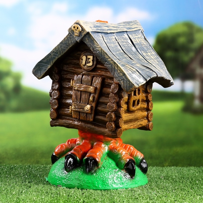 Садовая фигура  Садовая фигура "Избушка" 35х25х30см