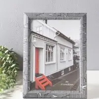 Фоторамка пластик формат А4 см "Моррис" тёмно-серый 29,8х25х2 см