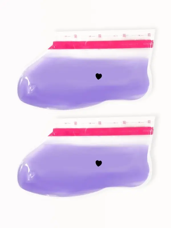 Носочки для парафинотерапии, фиолетовые