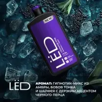 Парфюмированный гель для душа мужской LЁD стальной нрав, 490 мл
