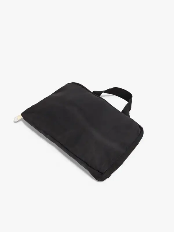 Рюкзак складной на молнии, с сетчатыми карманами, размер 31×11×39 см, чёрный Рюкзак складной на молнии, с сетчатыми карманами, размер 31×11×39 см, чёрный