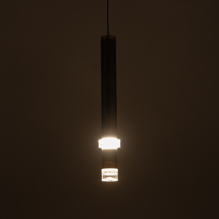 Светильник подвесной "Регент" LED 5Вт 4000К серый 3,3х3,3х30-130см