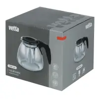 VETTA Чайник заварочный 1100мл, ситечко из нерж.стали, стекло, полипропилен