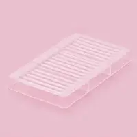 Форма для шоколада &laquo;Соломка&raquo;, пластик, 20&times;12&times;2.5 см, 18 ячеек 8.5&times;0.5 см, прозрачная