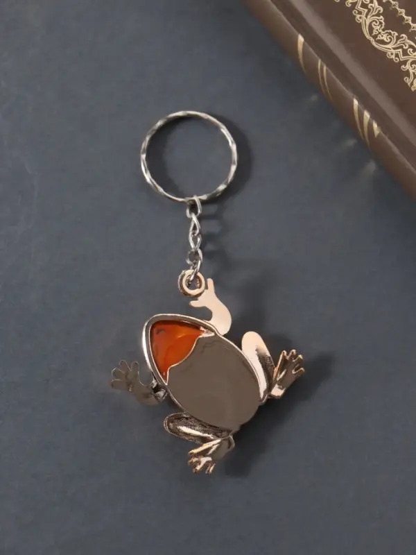 Брелок пластик  Брелок пластик "Лягушка красочная" МИКС 3,2х3,7 см