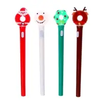 Ручка-прикол &laquo;Новый год&raquo;, световая, синий стержень, шариковая, МИКС