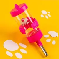 Поилка для грызунов &laquo;Пижон&raquo;, 80 мл, розовая