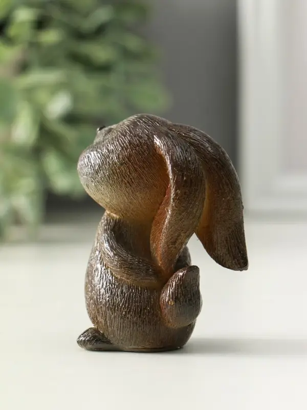 Фигурка для чайной церемонии Фигурка для чайной церемонии "Милый кролик" меняет цвет 5х3,5х7 см