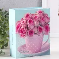 Фотоальбом 100 фото "Розы" 10X15см, ПП карм. Фотоальбом 100 фото "Розы" 10X15см, ПП карм.