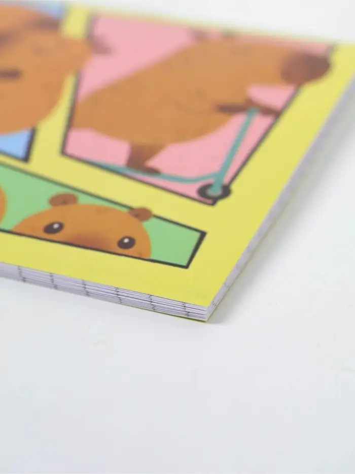 Блокнот 10х10см, 16 л. МИКС "Капибара"