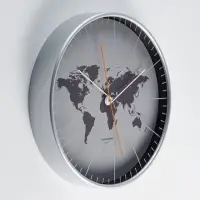 Часы настенные интерьерные &laquo;Материки&raquo;, d=30.5 см, бесшумные