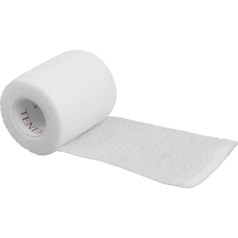 Бинт самофикс эласт 4м х8см TENERIS QUICKFIX Cotton, 12шт/уп