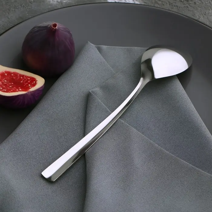 Ложка столовая Доляна «Майя», длина 19,9 см, толщина 1,2 мм, цвет серебряный Ложка столовая Доляна «Майя», длина 19,9 см, толщина 1,2 мм, цвет серебряный