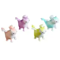 Мялка «Дракоша» с пастой, цвета МИКС