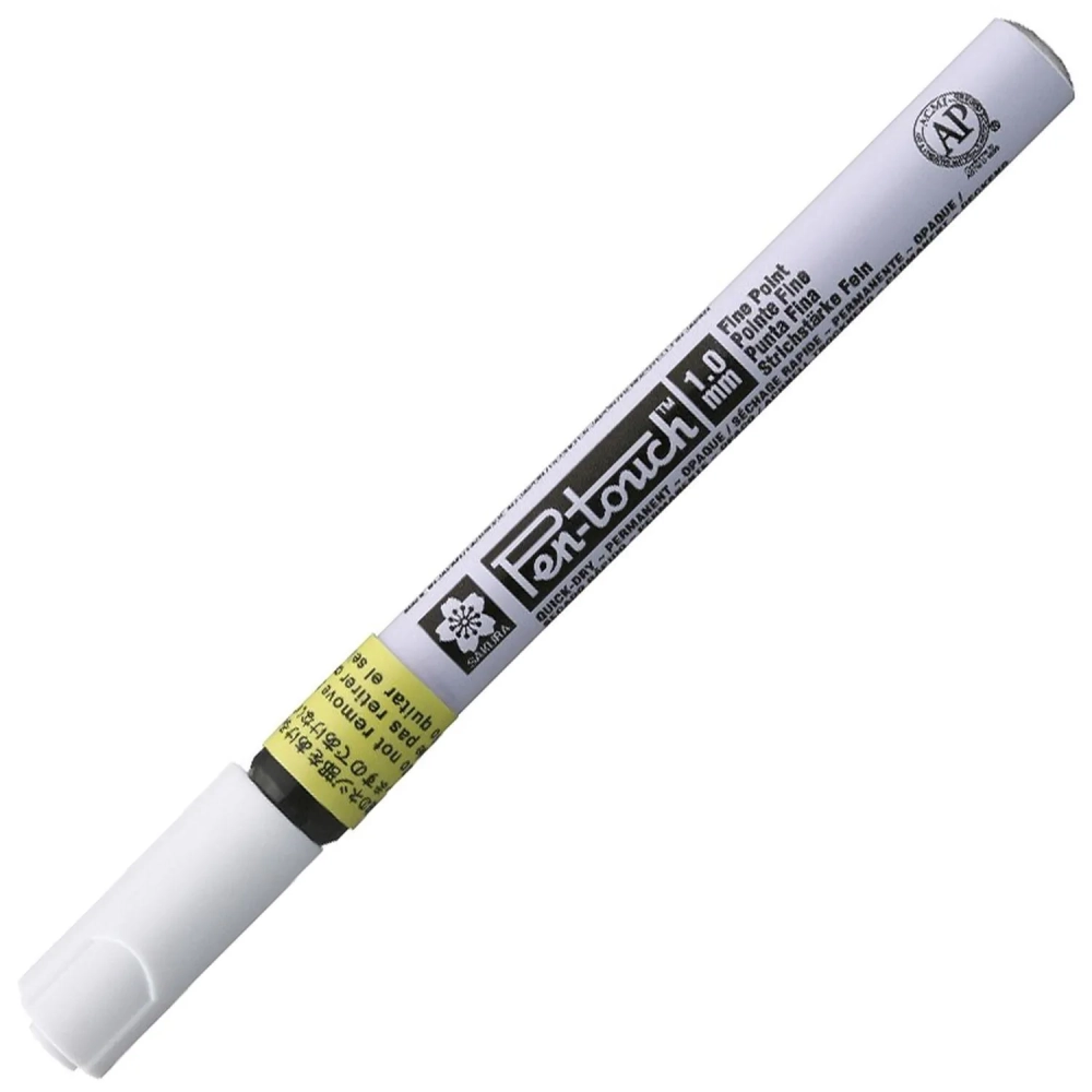 Маркер лаковый Sakura Pen-Touch 1 мм желтый XPMKA302