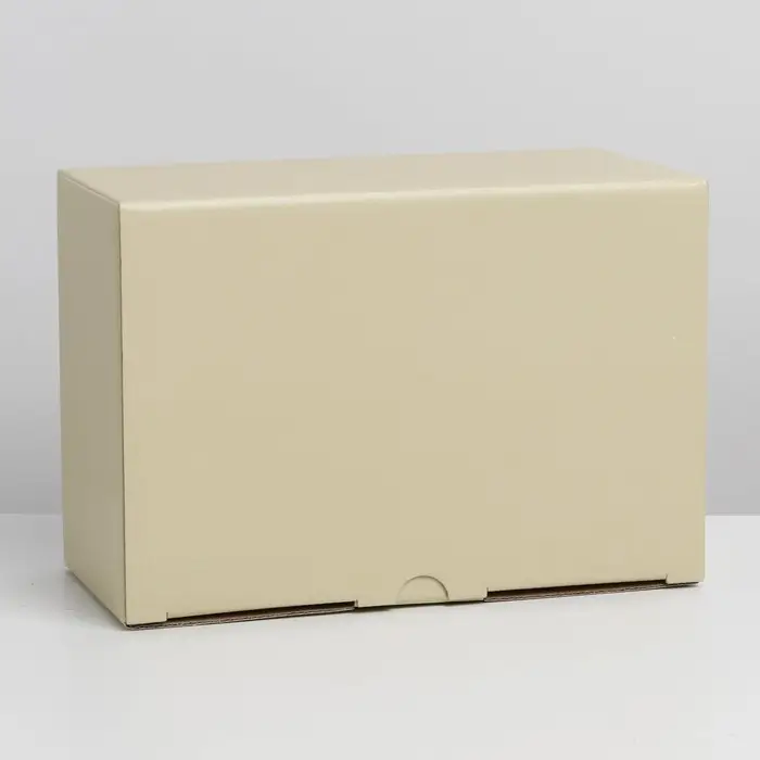 Коробка подарочная складная, упаковка, «Бежевая», 22 х 15 х 10 см